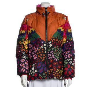 FARM?Rio Mixed Macaw Reversible Puffer Jacket S